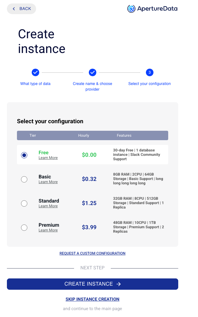 Explore ApertureDB Free